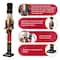 Glitzhome® 3ft. Wooden Christmas Drummer Nutcracker